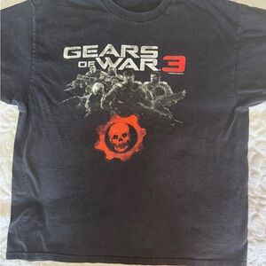 Gears of War 3 Vintage Graphic Tee 2010 Delta Pro Weight XL Faded Gamer